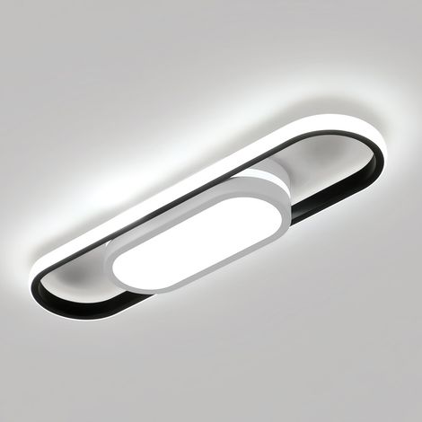 GOECO Modern 27W LED Ceiling Light White Black 3000K/4500K/6500K (1/5)
