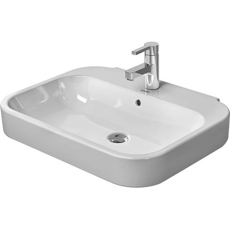 Duravit Waschtisch Happy D.2 60cm mit Überlauf, mit Hahnlochbank, (1/5)