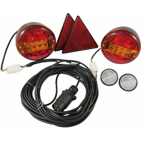 Kit luci standard con fanali rotondi a led