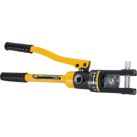 Outil de sertissage hydraulique 16T, pince à sertir de 16 AWG à 300 MCM avec 11 paires de matrices
