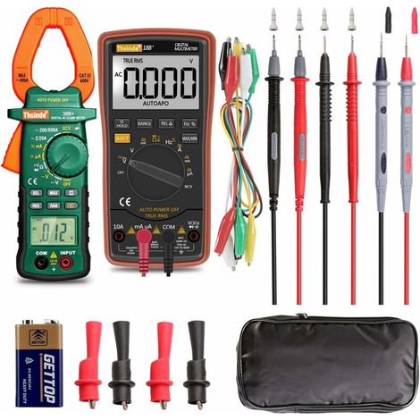 Multimetre Lcd Numerique, Multimètre Numérique Professionnel, Voltmètre numérique, Automatique Mesure et Manuel. (1/5)