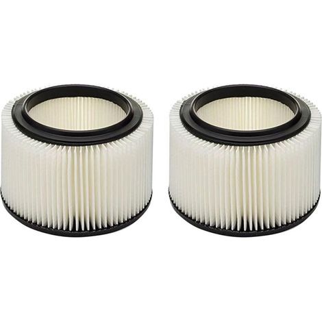 Filtre pour aspirateur eau et poussière compatible avec les aspirateurs d'atelier Craftsman 17810/917810 , remplacement pour aspirateurs de 3 et 4 gallons , lot de 2 (1/5)