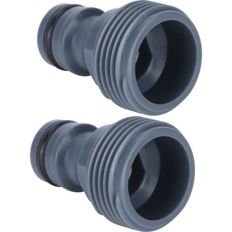 2 Pièces Raccord Rapide Mâle Fileté G3/4 pour Tuyau d'Arrosage Jardin