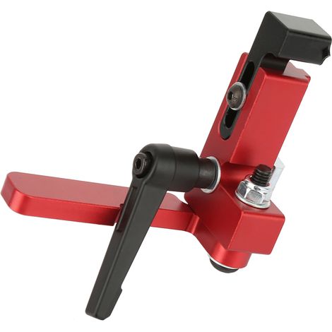 Butée de longueur précise pour rail d'onglet en acier allié type 75 pour outils de travail du bois (1/5)