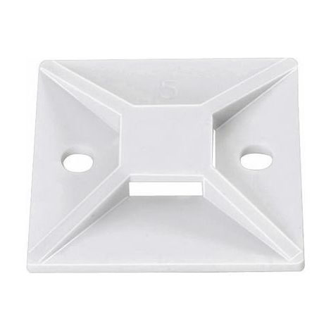 HellermannTyton MB5-N66-NA-C1 bases de fijación transparentes