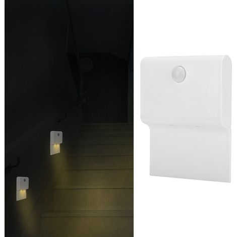 Veilleuse LED domestique à induction corporelle, lampe d'éclairage pour armoire, couloir ou placard (1/5)