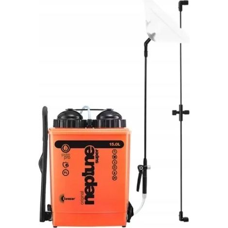 Mochila pulverizadora Kwazar Neptun Super de 15 l + conexión de 3 filas