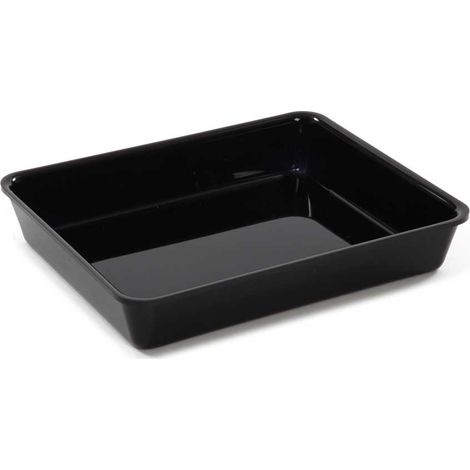 Plateau en Plexiglas gastronorme GN 1/2 325x265x50mm Noir - Matériel CHR Pro