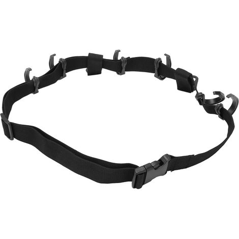 Sangle de fixation pour plateforme de chasse en polyester résistant - Crochets en acier pour sécurité optimale en extérieur