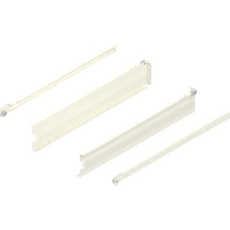 Blum Metabox Teilauszug 500mm C15 Zargenhöhe 86mm,                                                           RAL9001 Steckversion