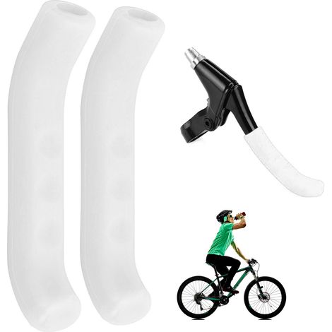 Protection en Silicone pour Poignées de Frein de Vélo, Couvre-Levier de Frein pour VTT et Pignon Fixe (1/5)