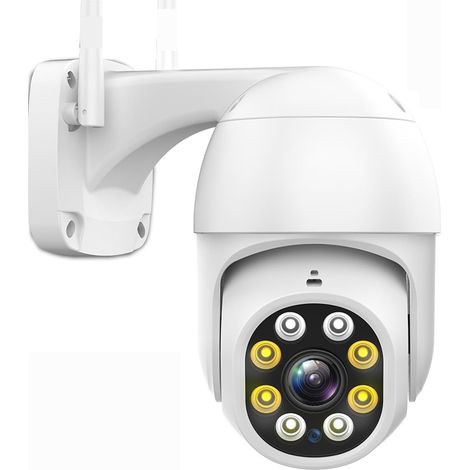 Caméra de sécurité à Domicile Caméra PTZ extérieure 5MP HD caméra de sécurité sans Fil H.265 2MP Suivi Automatique caméra PTZ 1080P Surveillance CCTV(2MP Add 32G SD) (1/5)