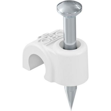 Multipack OBO NAGEL-CLIPS F.KABEL 10MM WEISS (2010 35 RW) - 100 Stück