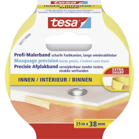 tesa®, nastro di precisione da pittore (indoor) (L x P) 25 m x 38 mm grigio 56271 contenuto: 1 rotolo