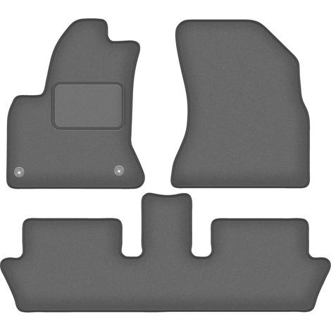 Alfombrillas de velour grafito para Citroën C4 Picasso I monovolumen (2006-2013) (1/5)