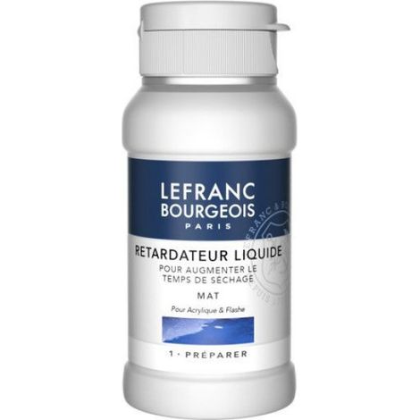 Medium Retardateur Liquide - Pour Peinture Acrylique - Temps de Sechage Prolonge - 120 ml (1/2)