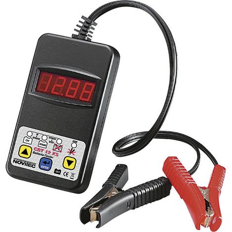 Novitec CBT12XS Kfz-Batterietester   120 mm x 70 mm x 20 mm