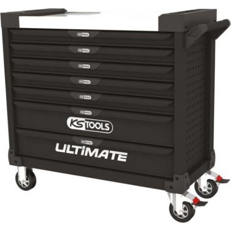 XL Servant KS TOOLS Ultimate - Schwarz - 7 Schubladen - 825.0007