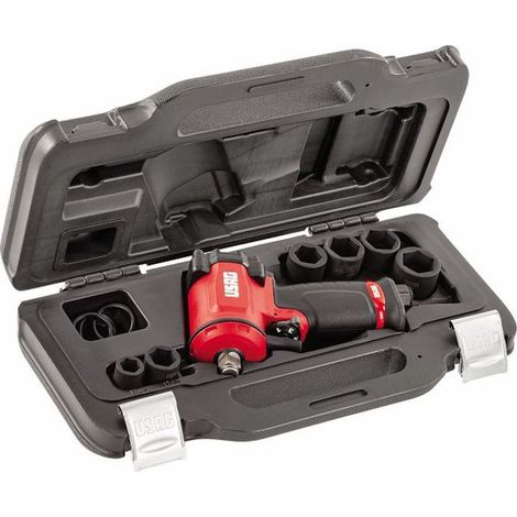 Set Avvitatore ad Impulsi Usag 942 PC3/C7 con Bussole Macchina 7 Pezzi