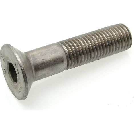 Vis à métaux tête fraisée, hexagonale creuse inox - Longueur: 30 - Qualite Inox: A2 - Diamètre: 8 (1/6)