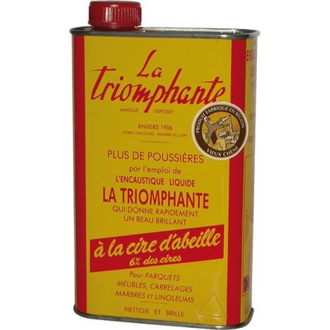 LA TRIOMPHANTE - Cire liq.la triomphante 1/2l v.chêne