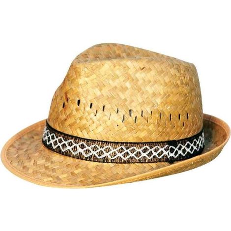 Cappello alpinetto in paglia taglia 56-58-60