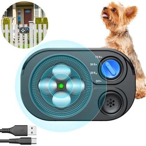 Boîtier Ultrason Anti-Aboiement Chien – Outil Éducatif sans Collier Réduit Les Aboiements Excessifs par Association Sonore Usage Intérieur et Extérieur (1/5)