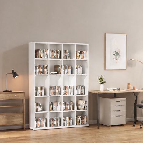 Meuble de rangement de bureau alb en pAL 89 x 20 x 130,5 cm (1/5)