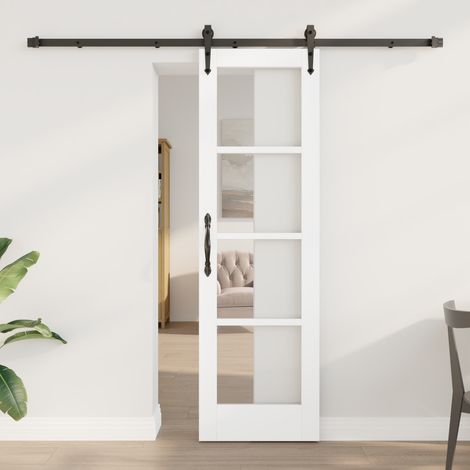 vidaXL Sliding Door ORKDAL White 61 x 198.5 cm (1/5)
