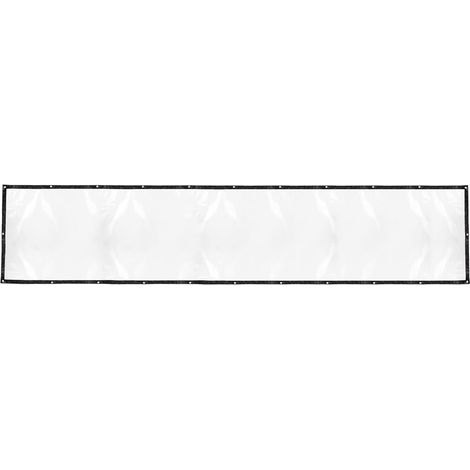 Bâche de Couverture Imperméable Transparente 1x5m, Bâches en Plastique Robustes avec œillets, Bâche Transparente en Plastique pour Accessoires de Serre(1x5m) (1/5)