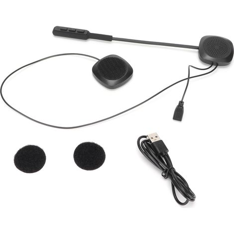 Casque moto Bluetooth avec micro intégré, kit mains-libres 5.0 et écouteurs pour voyage (1/5)