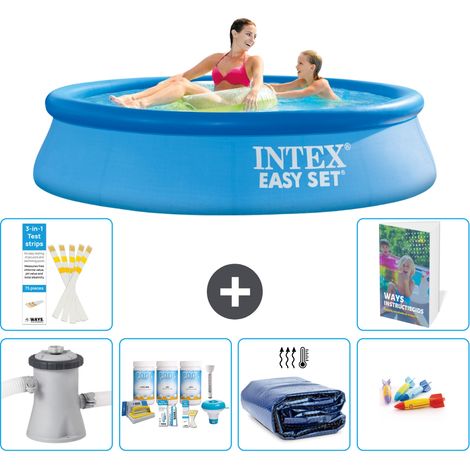Intex Piscine Easy Set Ronde - 244x61 cm - 7-pièces S282 (1/5)