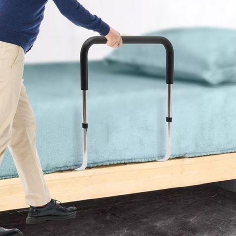 Bed Rail Handles & Rails Safety Bed Assist Rail for Elderly Adults Fixing Strap (1/5)