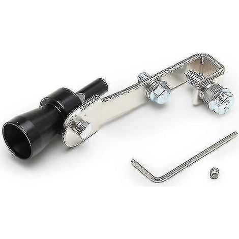 Pot d'échappement modifié pour voiture, générateur de son imitant un turbo, sifflet de turbo, accessoires pour moto (ruipei)-S-Black (1/5)