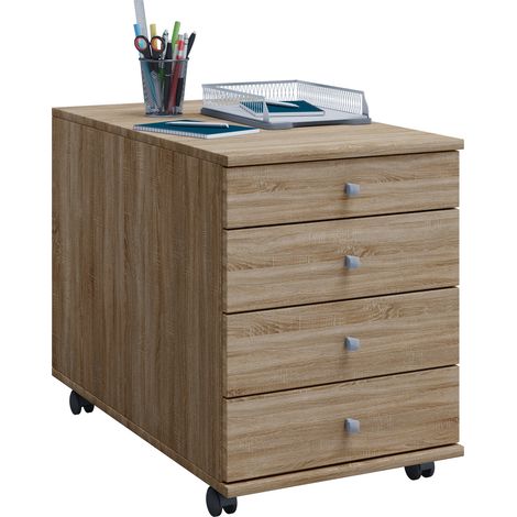 Cassetto carrello in legno Lona 75 cm 57x42x75 - VCM
