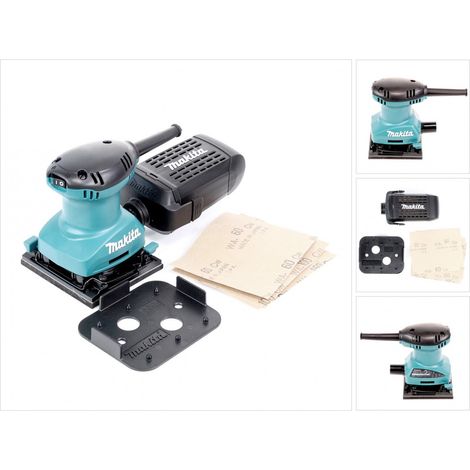 Makita – Ponceuse orbitale 180 W – 14 000 tr/min – 1,5 mm d'oscillation – Pour bois dur et teck – BO4557