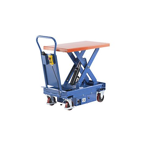 Certeo  Carrello con piattaforma di sollevamento  elettrico 