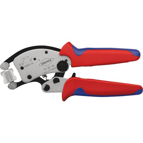 Draper 26142 KNIPEX 97 53 18 SB Twistor16 Self-Adjusting Crimping Pliers, 200mm