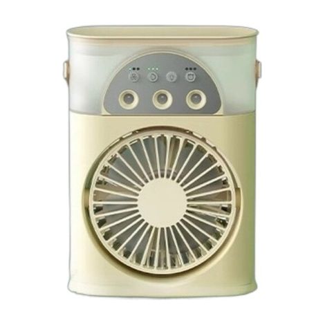 Portable Evaporative Air Cooler USB C Desktop Cooling Fan Humidifier 3 Speed Large Tank White (1/5)