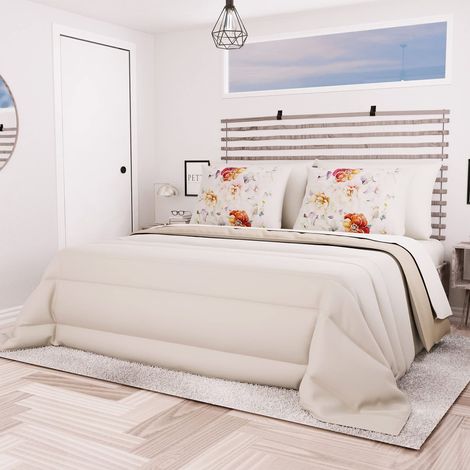 Marron, Lit Simple 100x200: Couette 170x260 cm (1/5)
