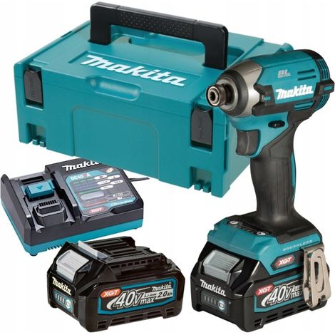 Makita Akku-Schlagschrauber 1/4" Li-Ion XGT 40V/2,0Ah, Makpac TD003GA201 (1/5)