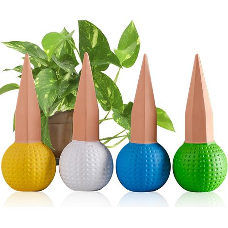 Kit di irrigazione per piante da interno, confezione da 4, fioriera in terracotta per esterni, terracotta, irrigazione, irrigazione fioriera, vaso in terracotta n. 082