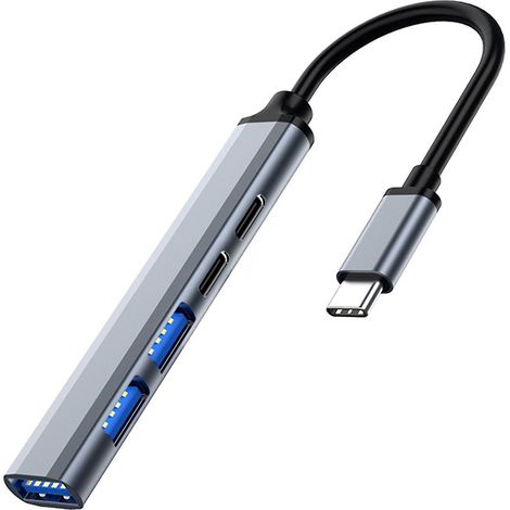 5-in-1 Multifunktions-USB-C-Hub, Typ-C-Adapter-Konverter, Typ-C auf PD-USB-C (1/4)