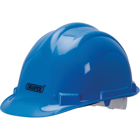 Draper 08909 Safety Helmet in Blue – Durable Protective Headgear for Construction and Industrial Use