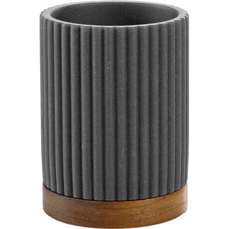 Gobelet Brosse à Dents "Niagara" 10cm Anthracite (1/3)