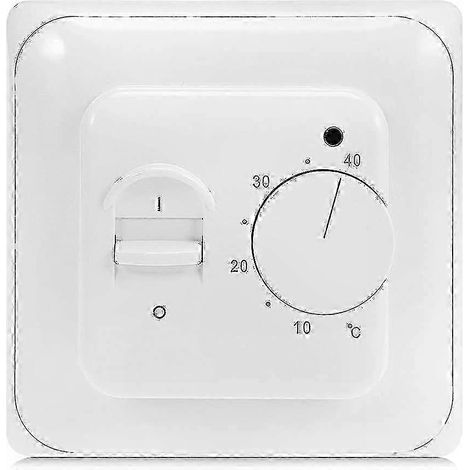 Programmierbarer mechanischer Thermostat für Fußbodenheizung, 220 V 16 A Wechselstromsonde, Wandtemperaturregler für den Hausgebrauch, präzise Steuerung (1/5)