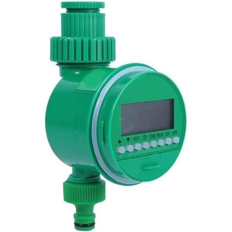 Minuterie D'arrosage, Minuterie D'irrigation de Jardin Numérique électrique Automatique Contrôleur D'arrosage de Fleurs Intelligentes Minuterie D'arrosage de Tuyau à Sortie Unique Système de Minuterie (1/4)