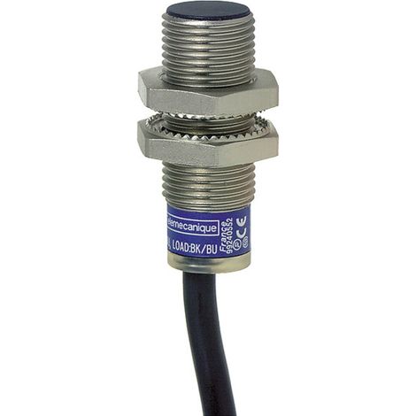 Détecteur inductif OsiSense XS1 M12 portée 4mm PNP câble 2m (XS1N12PA349)