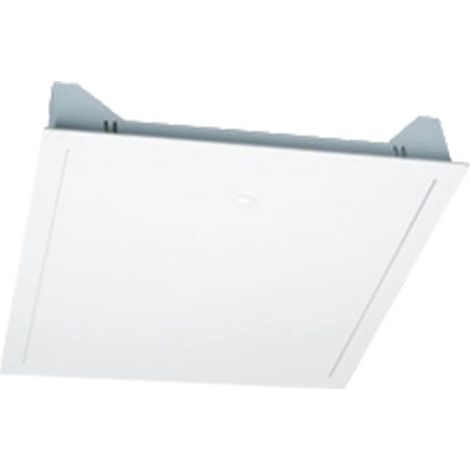 Nicoll – Trappe de plafond 51 x 51 cm avec isolant 100 mm – Étanchéité à l'air – Cadre en polystyrène blanc – Pose horizontale ou verticale (1/5)