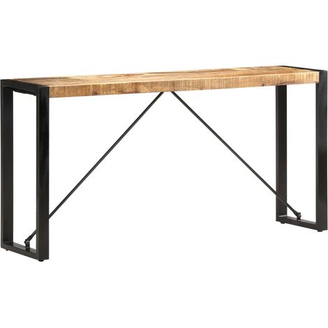 Table console 150x35x76 cm Bois de manguier massif